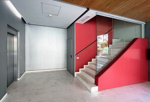 Interior entrance