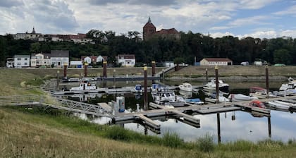Hirtenhaus in der Wische, ein Ferienhaus im Naturschutz Gebiet der Elbe.