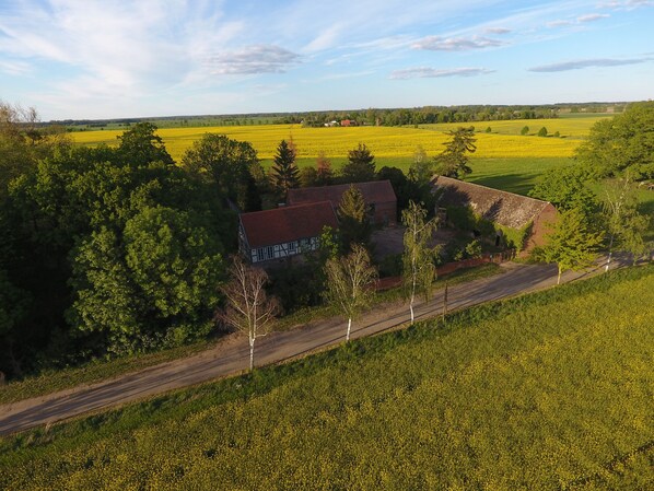 منظر من الجو على ارتفاع عالٍ