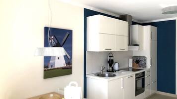 Kühlschrank, Ofen, Herdplatte, Geschirrspüler