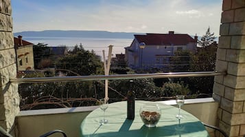 Appartement, 1 chambre (2+1) | Vue sur la plage/lâocĂ©an