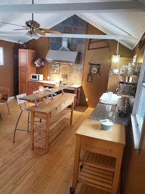 Mikrovågsugn, ugn, spishäll och diskmaskin