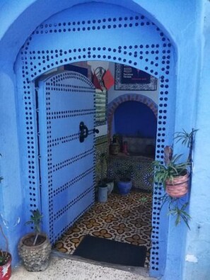 Entrada de la propiedad