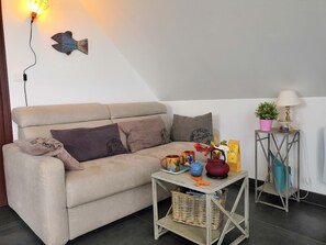 Apartment, 1 Bedroom (Yock) | Living area - Cottage Maison Drogou (Porspoder)