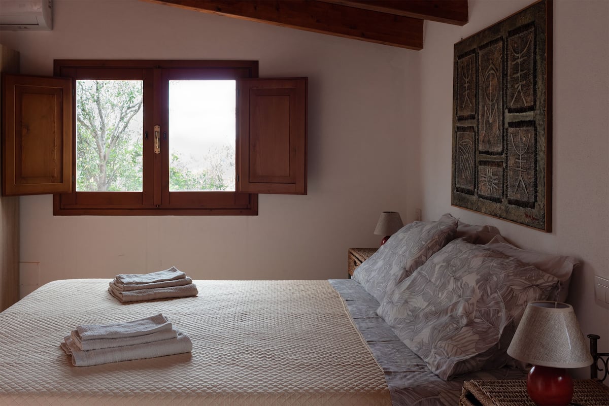 Panoramic Double Room, 1 Queen Bed, Terrace, Sea View | 1 bedroom, premium bedding, down duvets, memory-foam beds
