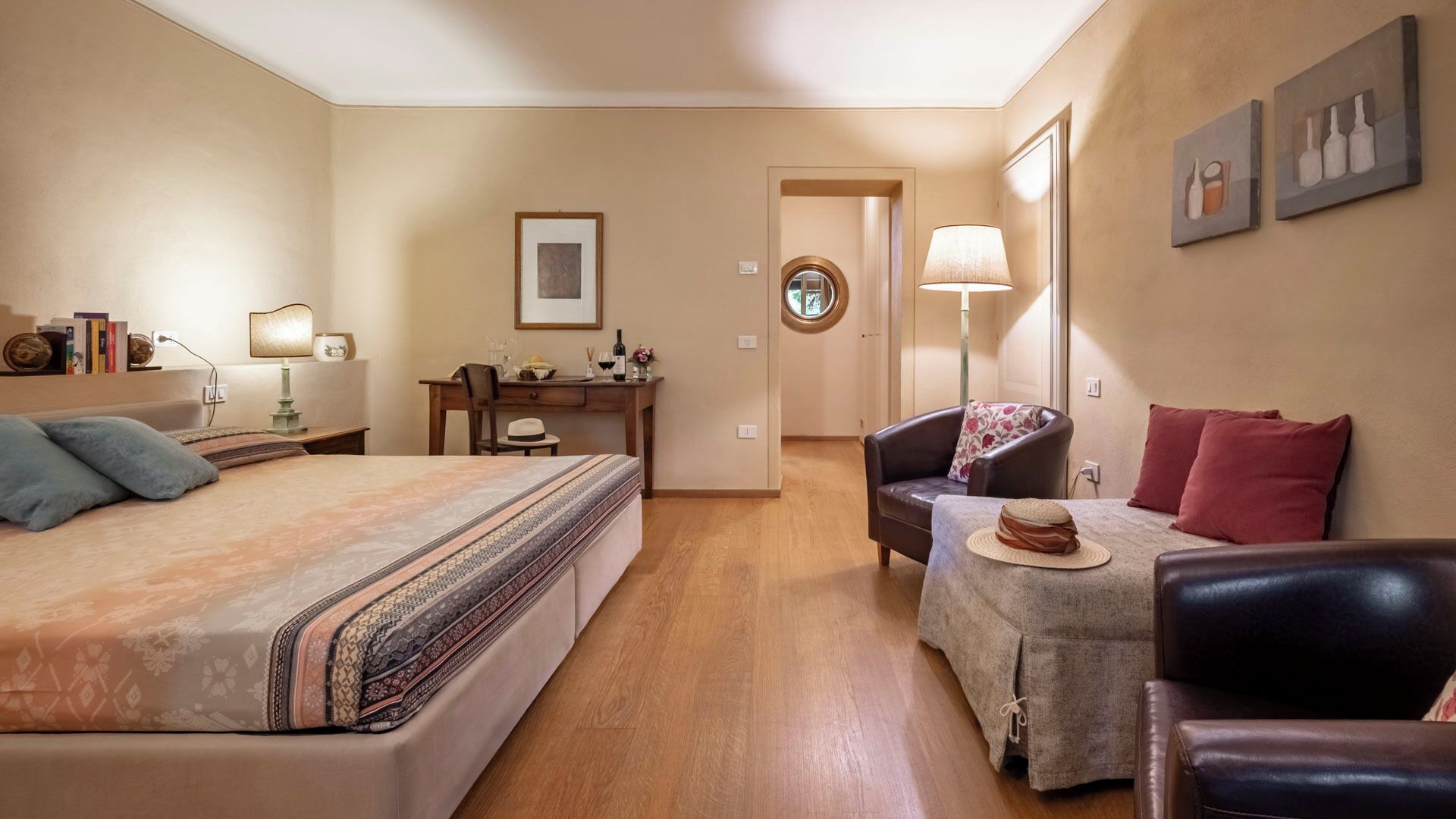 Comfort-Dreibettzimmer, 1 Schlafzimmer, Terrasse, Talblick