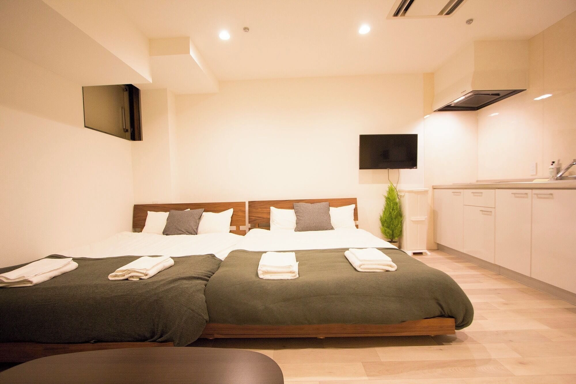 1 slaapkamer, een bureau, gratis wifi, beddengoed