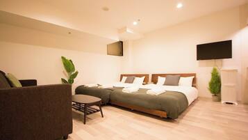 1 bedroom, desk, free WiFi, bed sheets