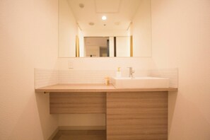 Secador de cabelo, toalhas de banho