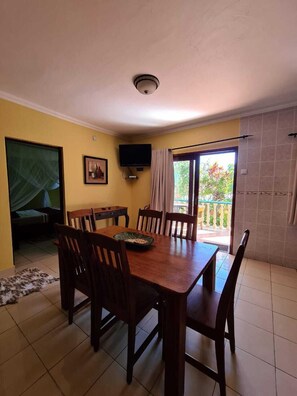 Opções para refeição no quarto