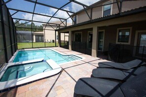 House | Pool | Outdoor pool - Beautiful 8 Bedroom 5 Bath Pool Home With Movie Theater (Davenport)
