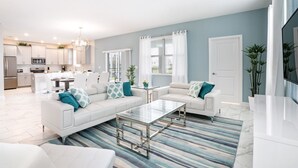 TV, DVD player - Amazing Championsgate Resort 6 Bed 6 Bath Pool Home (Davenport)