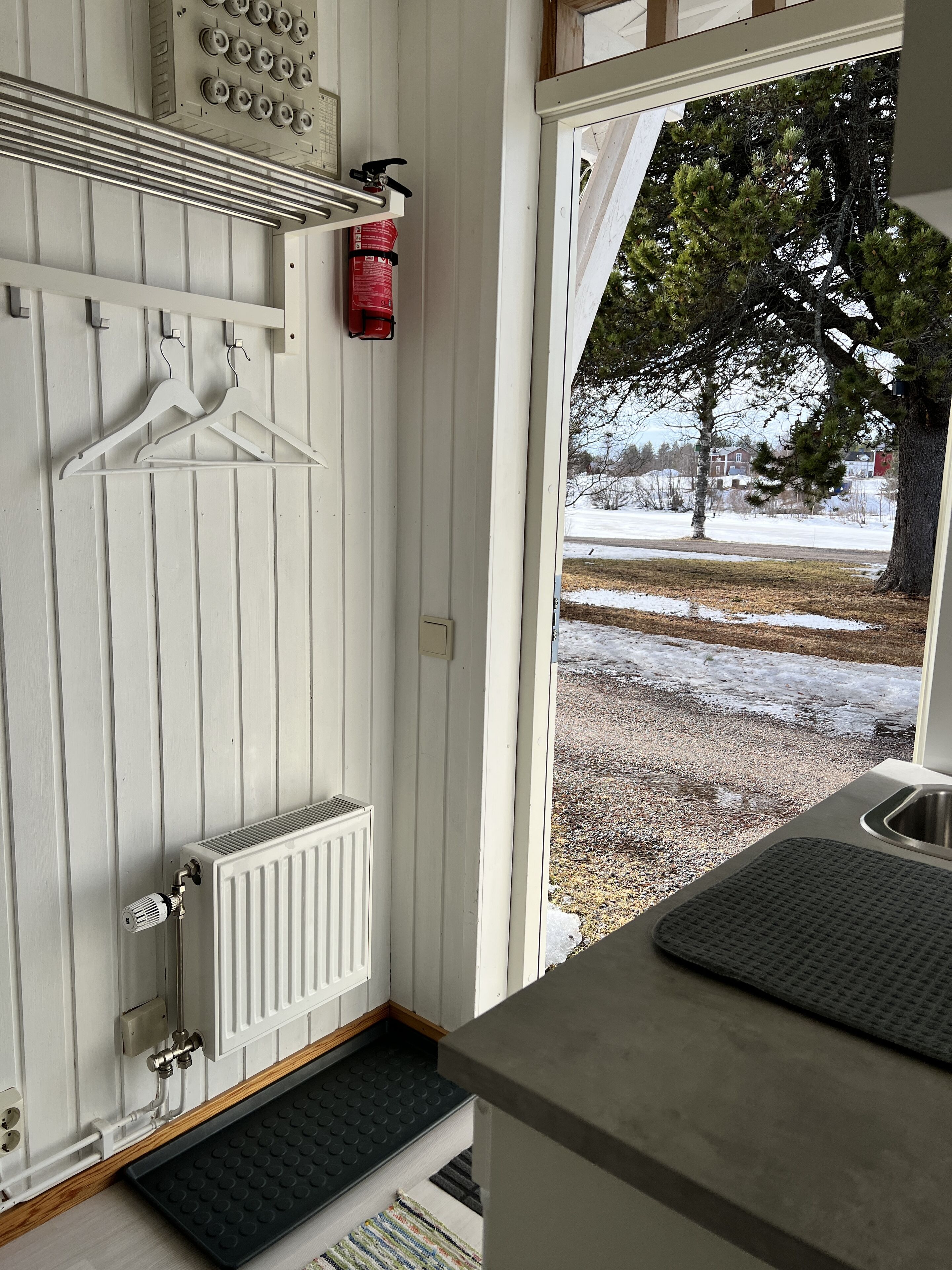 Twin Room, Private Bathroom | Living area