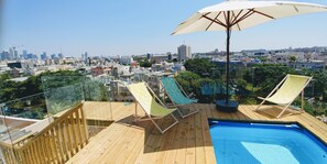 Outdoor pool - Jaffa's Penthouse Hostel (Tel Aviv)