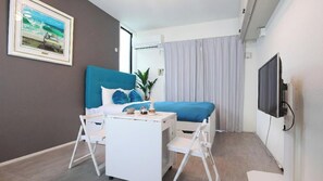 1 chambre, bureau, Wi-Fi gratuit, draps fournis