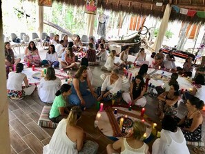 Area per ricevimenti all'aperto