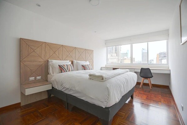 Wifi gratis y ropa de cama 