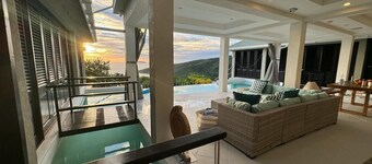 Uitzicht op de oceaan en volledige services