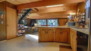 House, Multiple Beds (Classic Tahoe Bunkhouse Style Cabin #) | Private kitchen | Coffee/tea maker, fridge, microwave, stovetop - Classic Tahoe Bunkhouse Style Cabin #193 (Kings Beach)