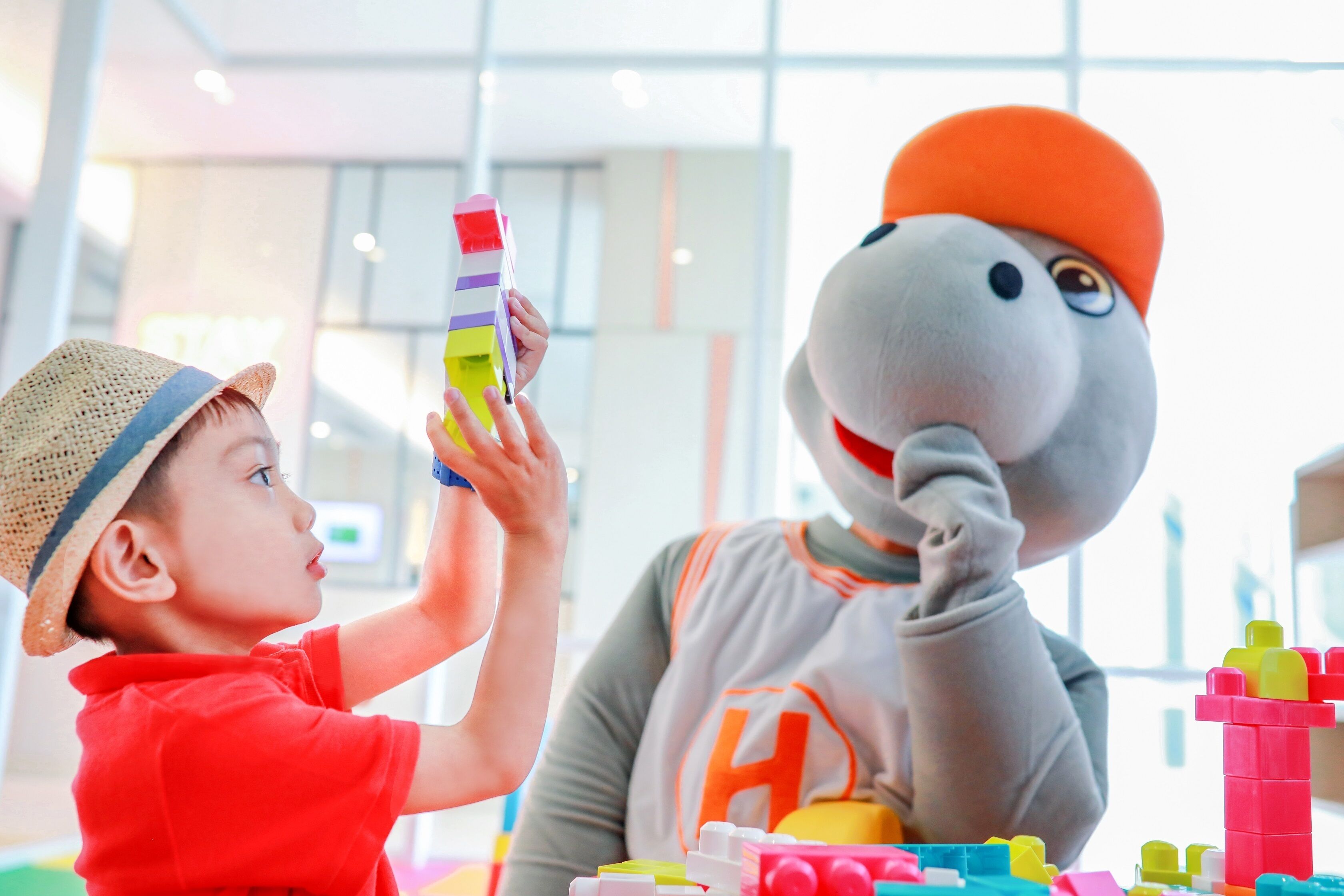 Área de juegos infantiles bajo techo