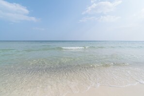 On the beach