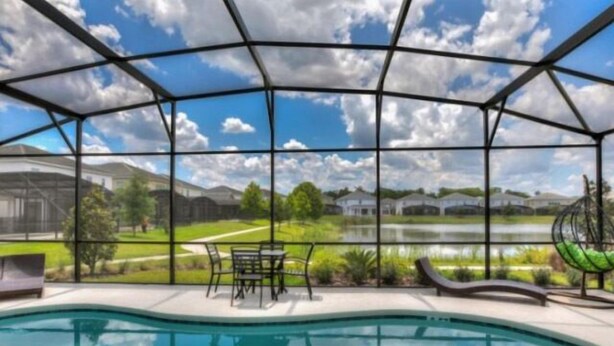 House | 6 bedrooms, desk, free WiFi - Lake View 6 Bedroom 4 Bath Pool Home in Bella Vida Resort (Kissimmee)