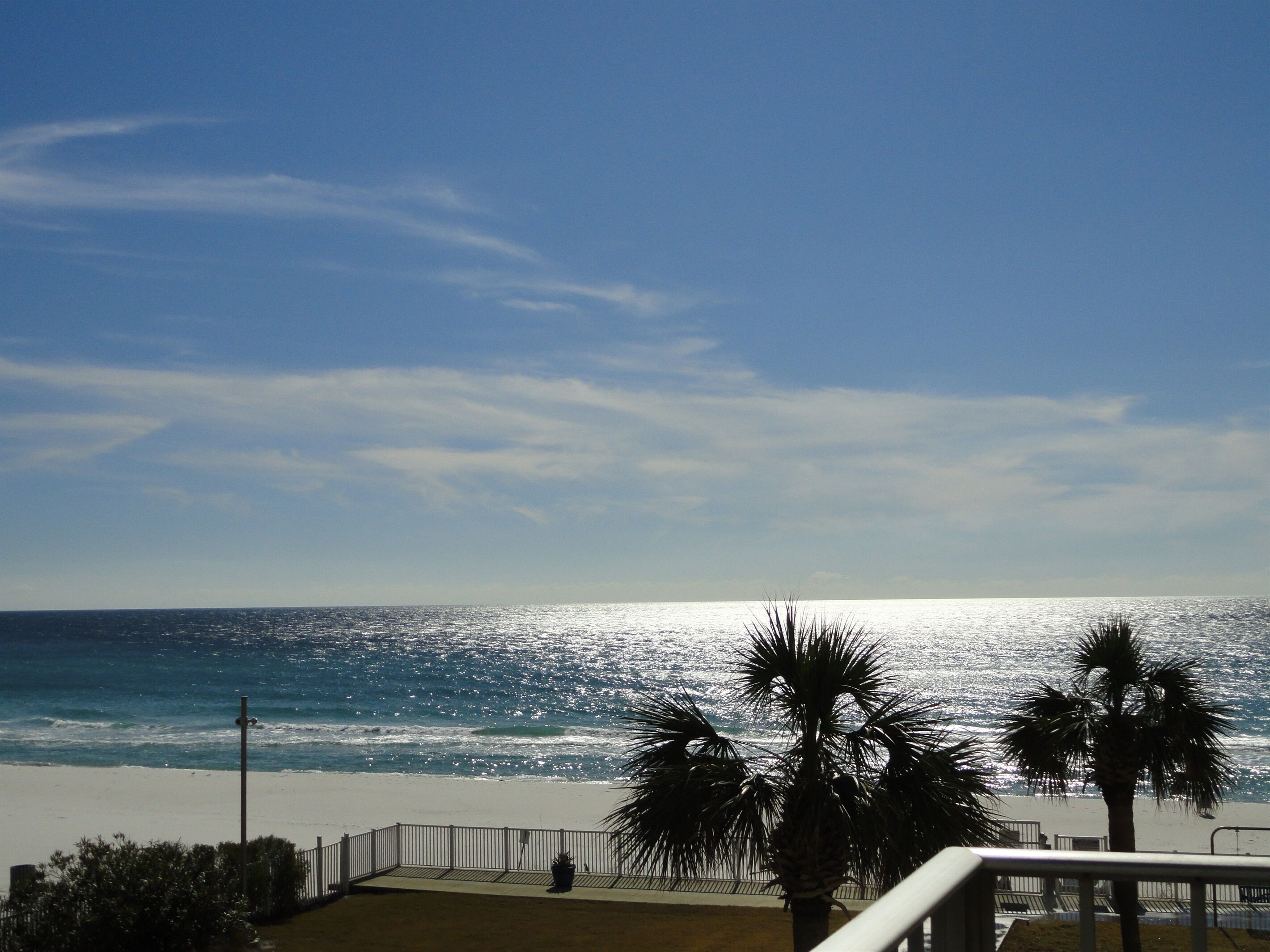 Beautiful water view from balcony!