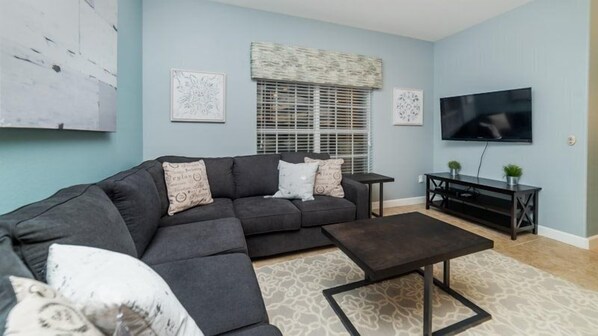 House | Living room | TV, DVD player