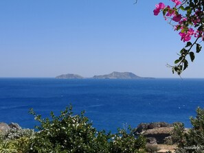 Vue sur la plage/lâocĂ©an