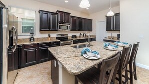 Private kitchen - Stunning Orlando Area Resort 5 Bedroom 5 Bath Pool Home (Kissimmee)
