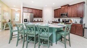 Private kitchen - Beautiful Solara Resort 7 Bedroom Home (Kissimmee)