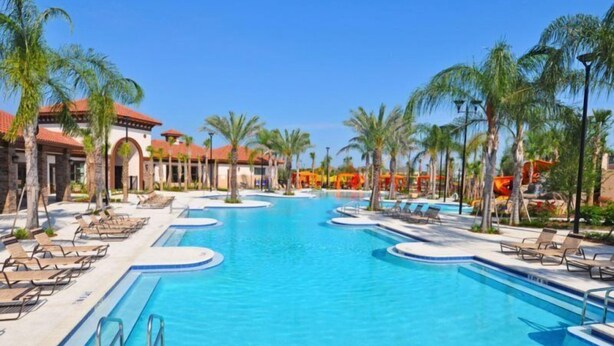 House | Pool | Outdoor pool - Solterra Resort 4 Bed 3.5 Bath Townhome With Splash Pool (Davenport)
