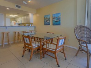Condo, 2 Bedrooms | Dining - The Whaler 4B by Meyer Vacation Rentals (Gulf Shores)