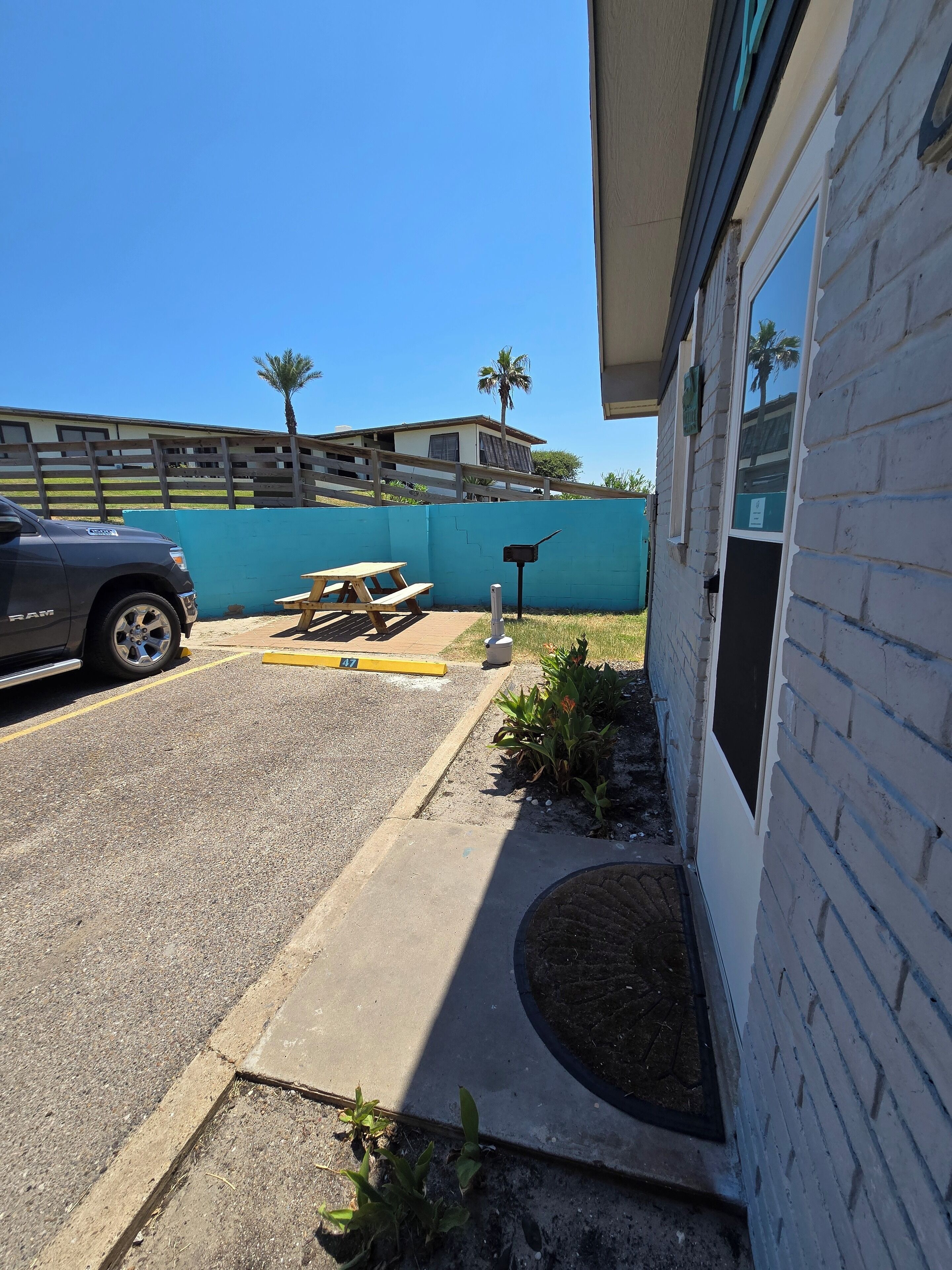 Parking space and area for #47