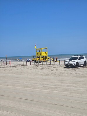 On the beach