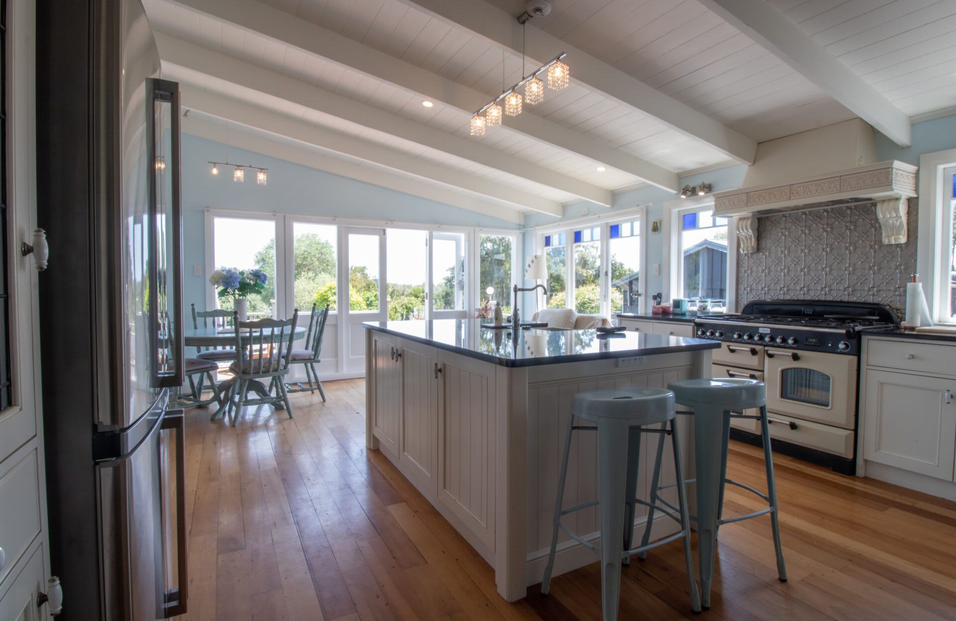 Fridge, microwave, dishwasher, electric kettle