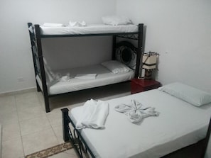 Free WiFi, bed sheets