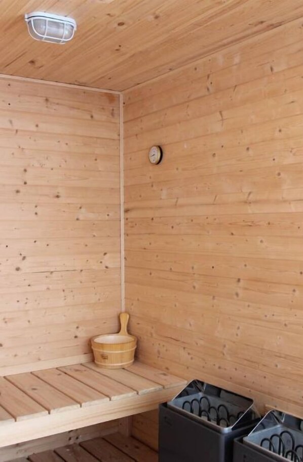 Sauna - Premium Suite #9-Beautiful & Modern Apartments building in Usaquen (Bogota)