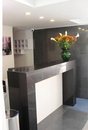 Lobby - Premium Suite #11-Beautiful & Modern Apartments building in Usaquen (Bogota)
