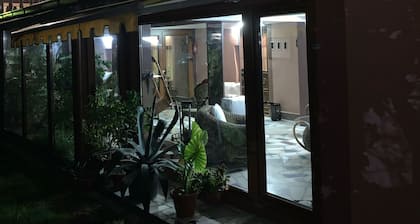 Magnificent villa with a large terrace and a big turn.