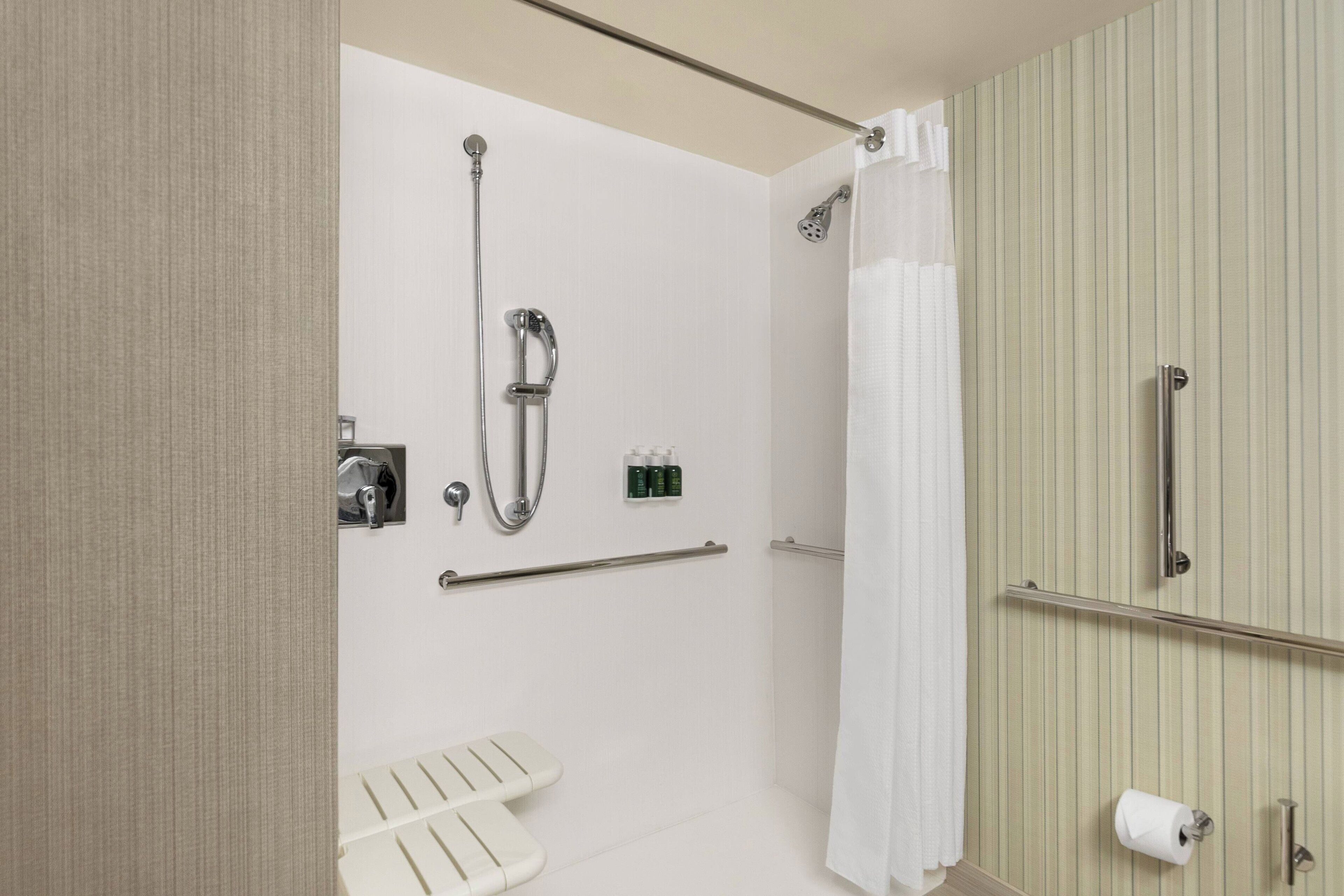 room, 1 king bed with sofa bed | bathroom | free toiletries, hair dryer, towels, soap