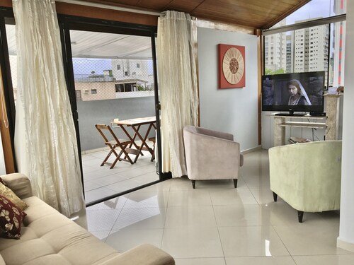 Beautiful penthouse on Tombo beach, Cable TV, Wi-Fi 500mb