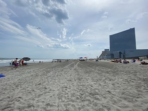 On the beach