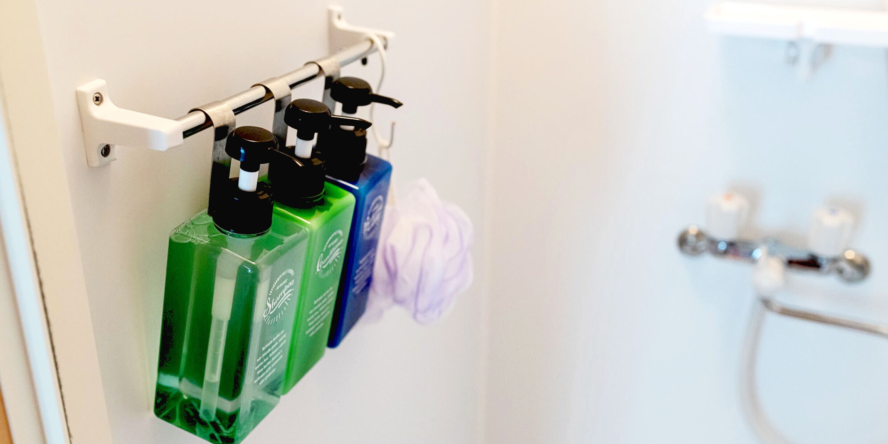 double room with private bathroom | bathroom shower