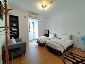 Elite Double or Twin Room, 2 Single Beds, Mountain View | Blackout curtains, free WiFi, bed sheets - Pu Su Bed and Breakfast (Lugu)