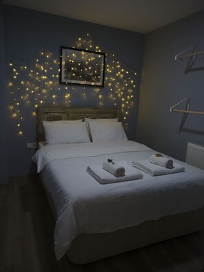 Appartement Design, 1 lit double, cuisine
