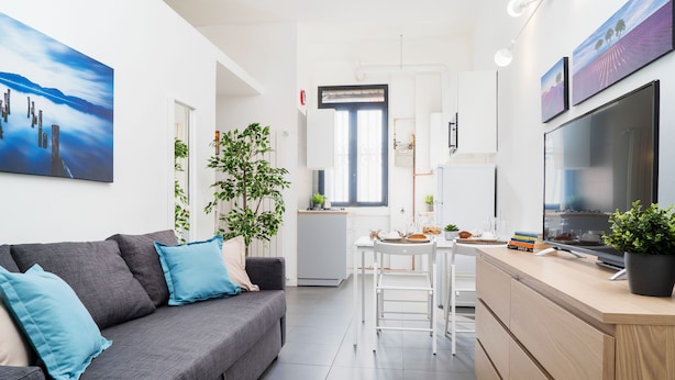 Living area - Modern Flat near the City Center (Milan)