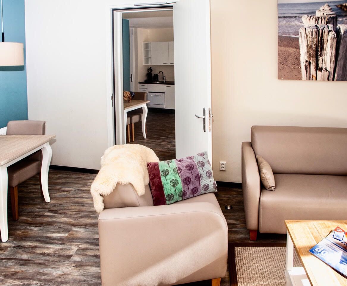 Familie suite (Texelsuite) | Luxe beddengoed, een kluis op de kamer, gratis wifi, beddengoed