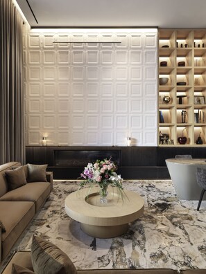 Sala de estar en el lobby