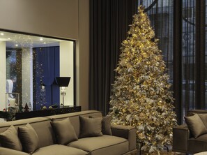 Sala de estar en el lobby